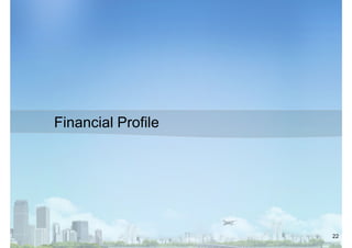 Financial Profile

22

 