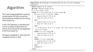 K way merging advanced data structures materials | PPT