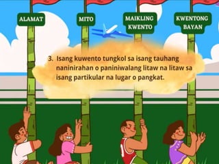 kwentong bayan-alamat-mito-elemento week 5.ppt