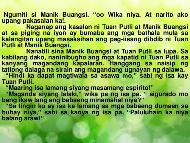 Kwentong Bayan Ng Mindanao Tagalog Kwentong bayan sa Rehiyon VIII, IX at X