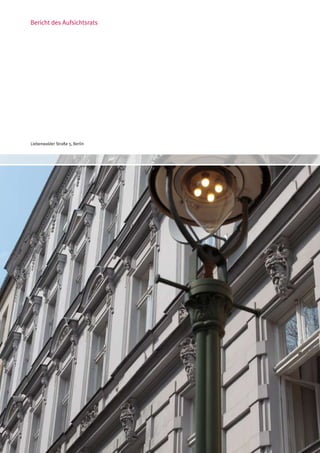 Bericht des Aufsichtsrats




Liebenwalder Straße 5, Berlin
 