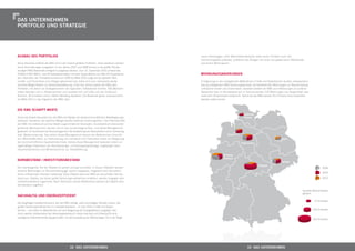 Das UNterNehmeN
POrtfOLiO UND strategie




aUsbaU Des POrtfOLiOs                                                                                 neuen Heizanlagen, einer Wärmedämmfassade sowie neuen Fenstern auch das
                                                                                                      Erscheinungsbild aufwertet, proﬁtieren die Anlagen von einer neu gewonnenen Attraktivität
Neue Standorte eröffnet die KWG durch den Erwerb größerer Portfolien, diese wiederum werden           und einem Wertzuwachs.
durch Arrondierungen ausgebaut. In den Jahren 2007 und 2008 konnte so der größte Teil des
heutigen KWG-Bestandes erfolgreich aufgebaut werden. Zum 31. Dezember 2010 umfasst das
Portfolio 4.822 Wohn- und 44 Gewerbeeinheiten mit einer Gesamtﬂäche von 283.470 Quadratme-            WOhNUNgssaNierUNgeN
tern. Nachdem der Transaktionsmarkt von 2009 bis Mitte 2010 aufgrund der globalen Wirt-
schafts- und Finanzkrise zum Erliegen gekommen war, boten sich zum Jahresende wieder                  In Ergänzung zu den energetischen Maßnahmen in Celle und Gelsenkirchen wurden, entsprechend
vermehrt Möglichkeiten zur Bestandserweiterung. Ende des Jahres erwarb die KWG zwei                   dem grundlegenden KWG-Sanierungskonzept, die leerstehenden Wohnungen zur Neuvermietung
Portfolien, mit denen sie strategiekonform die regionalen Teilbestände erhöhte. 506 Wohnein-          umfassend saniert und modernisiert. Daneben wertete die KWG auch Wohnungen an anderen
heiten beﬁnden sich in Niedersachsen und verteilen sich auf Celle und den Großraum                    Standorten bzw. im Kernbestand auf. In Summe wurden 210 Wohnungen neu hergerichtet, was
Bremen, 30 Einheiten sind in Berlin-Wedding lokalisiert. Die Bestände gehen voraussichtlich           exakt dem Vorjahreswert entspricht. Damit hat die KWG bereits 16,4 Prozent ihres Gesamtbe-
bis Mitte 2011 in das Eigentum der KWG über.                                                          standes selbst saniert.



Die KWg schafft Werte
                                                                                                                                           Schleswig-
Schon bei Erwerb fokussiert sich die KWG auf Objekte mit überdurchschnittlichem Wertsteigerungs-                                           Holstein
potenzial. Leerstand und bauliche Mängel werden dabei als Chance gesehen. Das Potenzial hebt
die KWG mit individuell auf das Objekt zugeschnittenen Konzepten. Grundsätzliche ineinander-
greifende Mechanismen werden durch das konzerneigene Bau- und Asset-Management
gesteuert. So koordiniert das Baumanagement die Aufwertung der Bausubstanz durch Sanierung
bzw. Modernisierung. Das aktive Asset-Management steuert die Maßnahmen hinsicht-                                             Bremen
lich Wirtschaftlichkeit, zur Reduzierung von Leerstand und Fluktuation sowie zur Steigerung                                                                                Berlin
der durchschnittlichen Quadratmetermiete. Aktives Asset-Management bedeutet zudem ein                                                   Niedersachsen
regelmäßiges Optimieren der Dienstleistungs- und Versorgungsverträge, angefangen beim
Hausmeisterservice und Winterdienst bis zur Heizöllieferung.

                                                                                                                         Nordrhein-
                                                                                                                         Westfalen
KerNbestaND / iNVestitiONsbestaND
                                                                                                                                                                            Sachsen
                                                                                                                                                        Thüringen
Der überwiegende Teil der Objekte ist saniert und gut vermietet. In diesen Objekten werden                                                                                                                    2008
einzelne Wohnungen zur Neuvermietung ggf. baulich angepasst. Insgesamt sind hier jedoch
                                                                                                                                                                                                              2009
keine umfassenden Arbeiten notwendig. Diese Objekte weist die KWG als dauerhaften Kernbe-
stand aus. Objekte, bei denen große Sanierungsmaßnahmen anstehen, werden hingegen dem                                                                                                                         2010
Investitionsbestand zugeordnet. Nach Abschluss solcher Maßnahmen werden die Objekte dem
Kernbestand zugeführt.

                                                                                                                                                                                              Sanierte Wohneinheiten
                                                                                                                                                                                              gesamt:
NachhaLtig UND eNergieeffiZieNt
                                                                                                                                                                                                       10 Einheiten
Der langfristige Investitionshorizont, den die KWG verfolgt, setzt nachhaltiges Handeln voraus. Die
großen Sanierungsmaßnahmen im Investitionsbestand – im Jahr 2010 in Celle und Gelsen-
kirchen – sind daher im Wesentlichen auf eine Steigerung der Energieefﬁzienz ausgelegt. Hier-                                                                                                         100 Einheiten
durch werden insbesondere der Heizenergieverbrauch massiv reduziert und Potenzial für eine
verträgliche Kaltmietenerhöhung geschaffen. Da die Ausstattung der Wohnanlagen mit in der Regel
                                                                                                                                                                                                      200 Einheiten




                                                 32 Das UNterNehmeN                                                                           33 Das UNterNehmeN
 