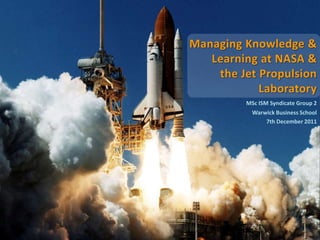 NASA Case study presentation | PPT