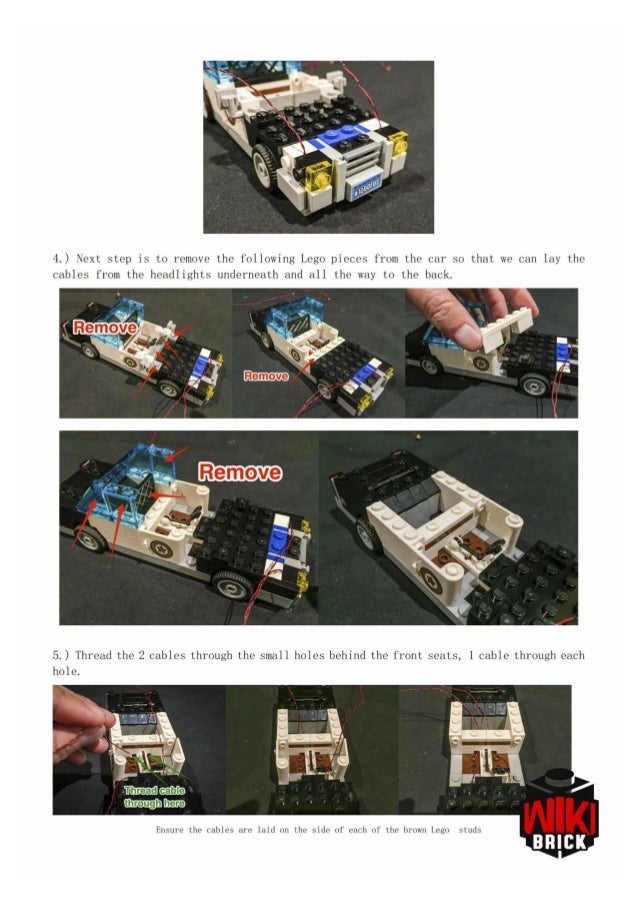 Manual Instruction Led Light for LEGO 71016 KwikEMart Brick Kits