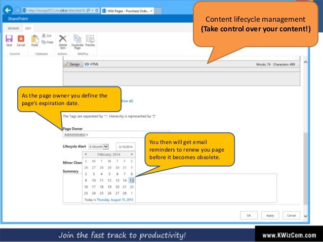 SharePoint Wiki Plus 2013 product overview