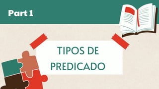 Part 1
TIPOS DE
PREDICADO
 