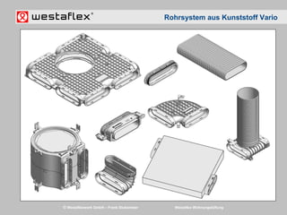© Westaflexwerk GmbH – Frank Stukemeier Westaflex Wohnungslüftung
Rohrsystem aus Kunststoff Vario
 
