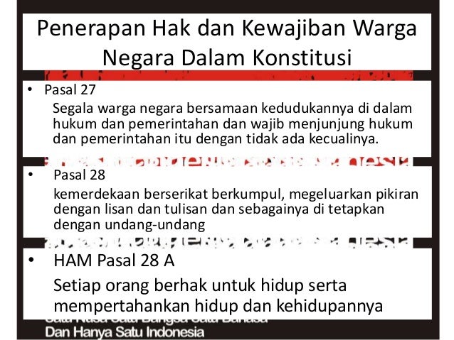 Hak dan Kewajiban Warga Negara: Pilar Demokrasi dan Fondasi Kehidupan Berbangsa di Indonesia