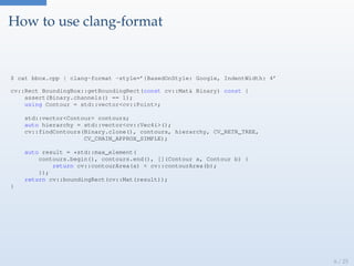 Hands on clang-format | PDF