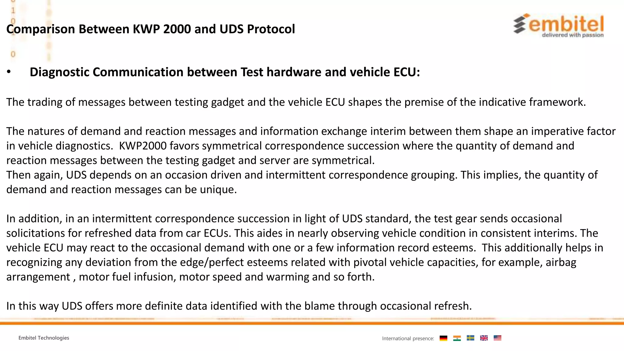 KWP 2000 and UDS Protocols | Analysis & Comparison | PPTX | Auto ...