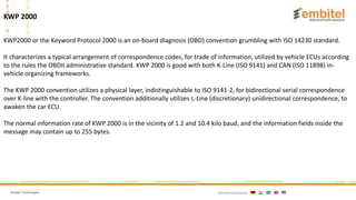 KWP 2000 and UDS Protocols | Analysis & Comparison | PPTX | Auto ...