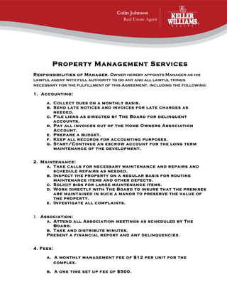 Kw property management services
