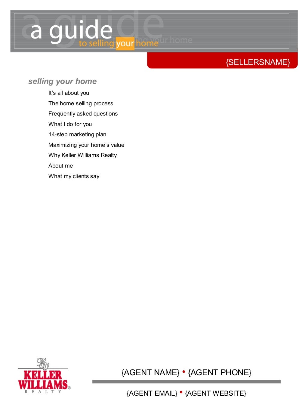 Keller williams listing script picture