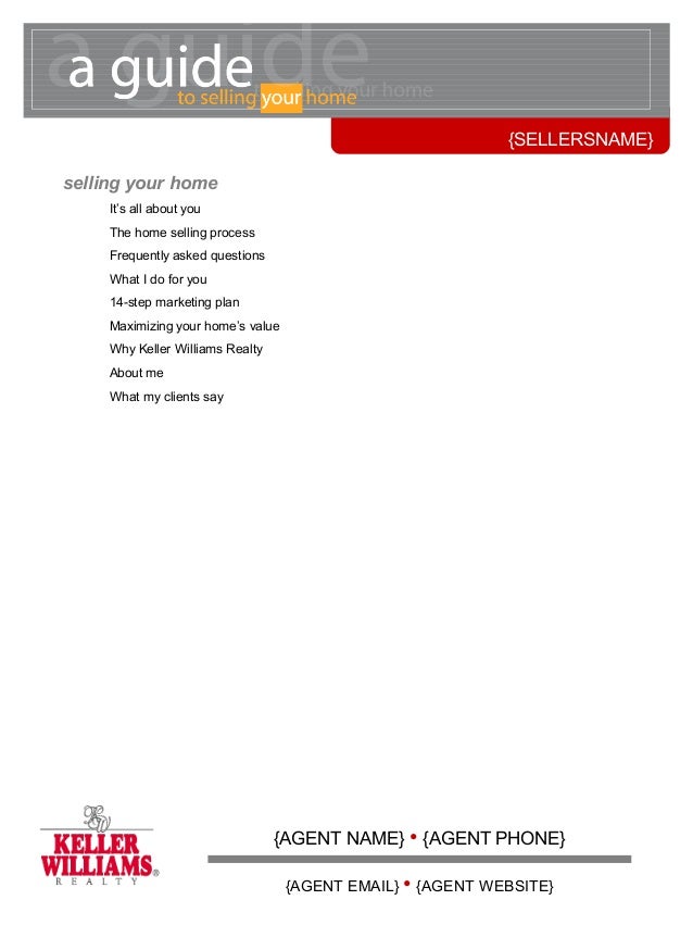 Keller Williams Pre-Listing FSBO Presentation Keller Williams Pre-Listing FSBO Presentation