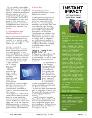 KW Outfront Magazine Online March/April 2009