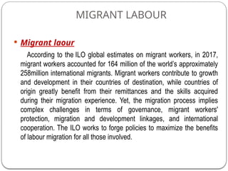 Foreign Migration Labour from India to Other Country | PPTX