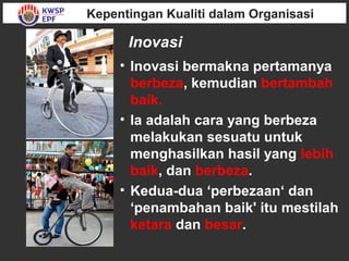Kepentingan Pengurusan TQM dan Lean dalam Organisasi abad ke21