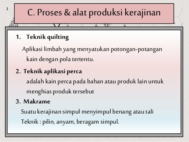 Kwu bab 1 kerajinan  dan wirausaha limbah  tekstil 