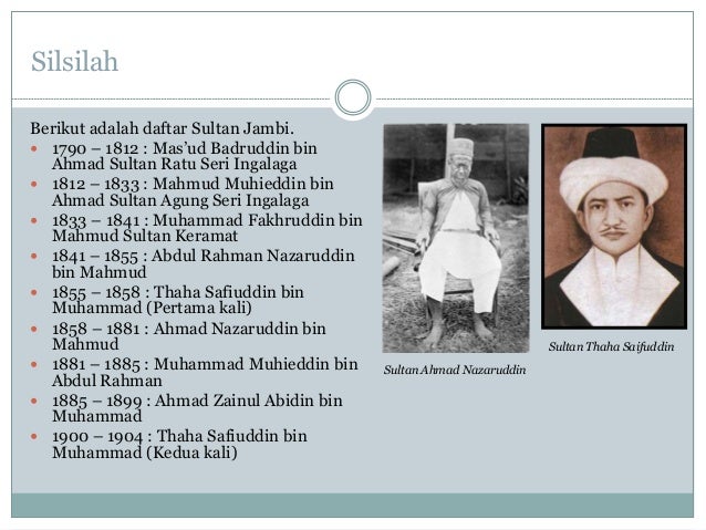 Kerajaan Jambi Dan Siak