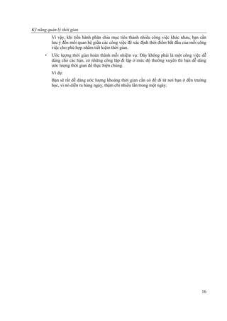 Ky Nang Quan Ly Thoi Gian