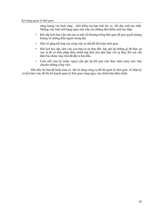 Ky Nang Quan Ly Thoi Gian