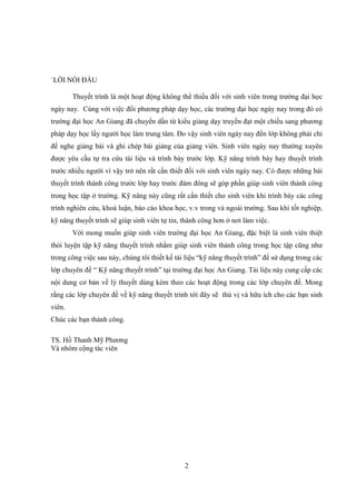 Ky Nang Thuyet Trinh