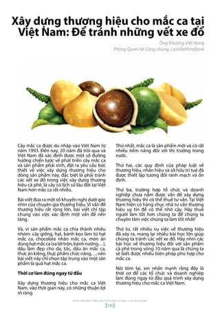 Kỷ yếu Mắc ca Việt Nam (macadamia)
