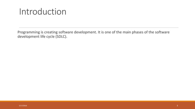 Programming Steps | PPTX