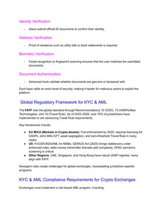 Comprehensive Guide to KYC & AML Compliance for Crypto Exchanges | PDF