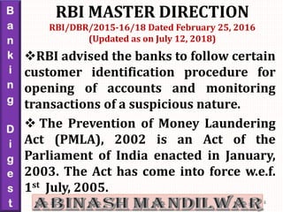 AML & KYC Guidelines in Bank | Anti-Money Laundering for JAIIB Exam ...
