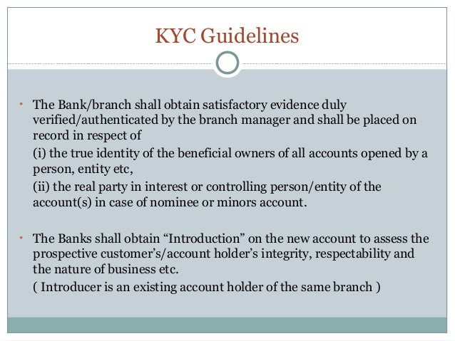 Kyc Know Your Customer