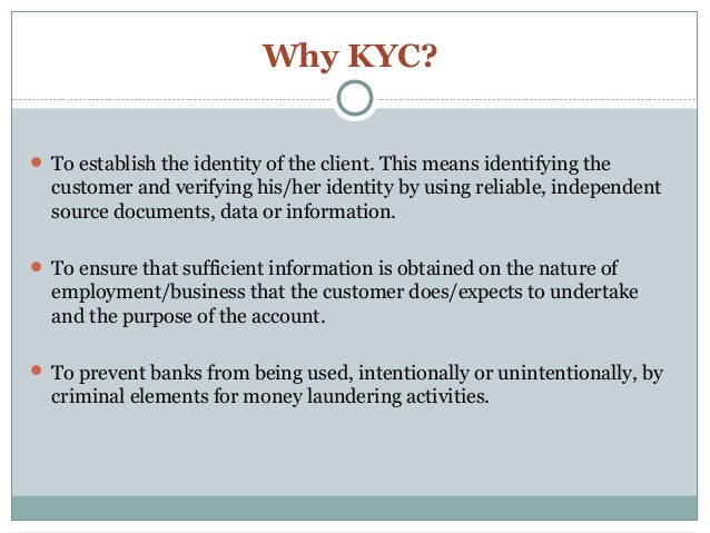 Kyc Know Your Customer