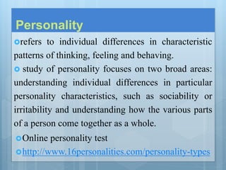Personality | PPTX