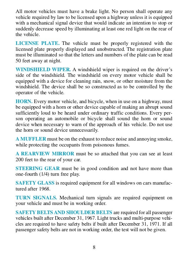 Ky drivers manual