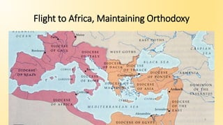 Flight to Africa, Maintaining Orthodoxy
6
 