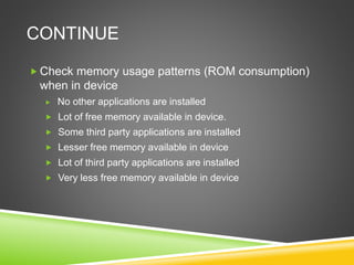 Mobile performance testing | PPTX