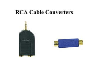 RCA Cable Converters 