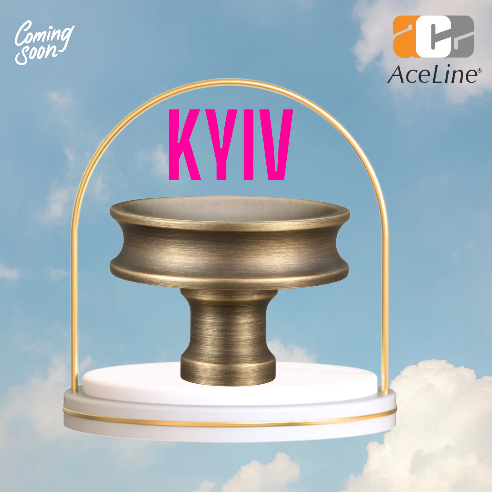 AceLine Kyiv Solid Brass Drawer Knob | PDF