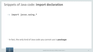 JShell: An Interactive Shell for the Java Platform | PPTX