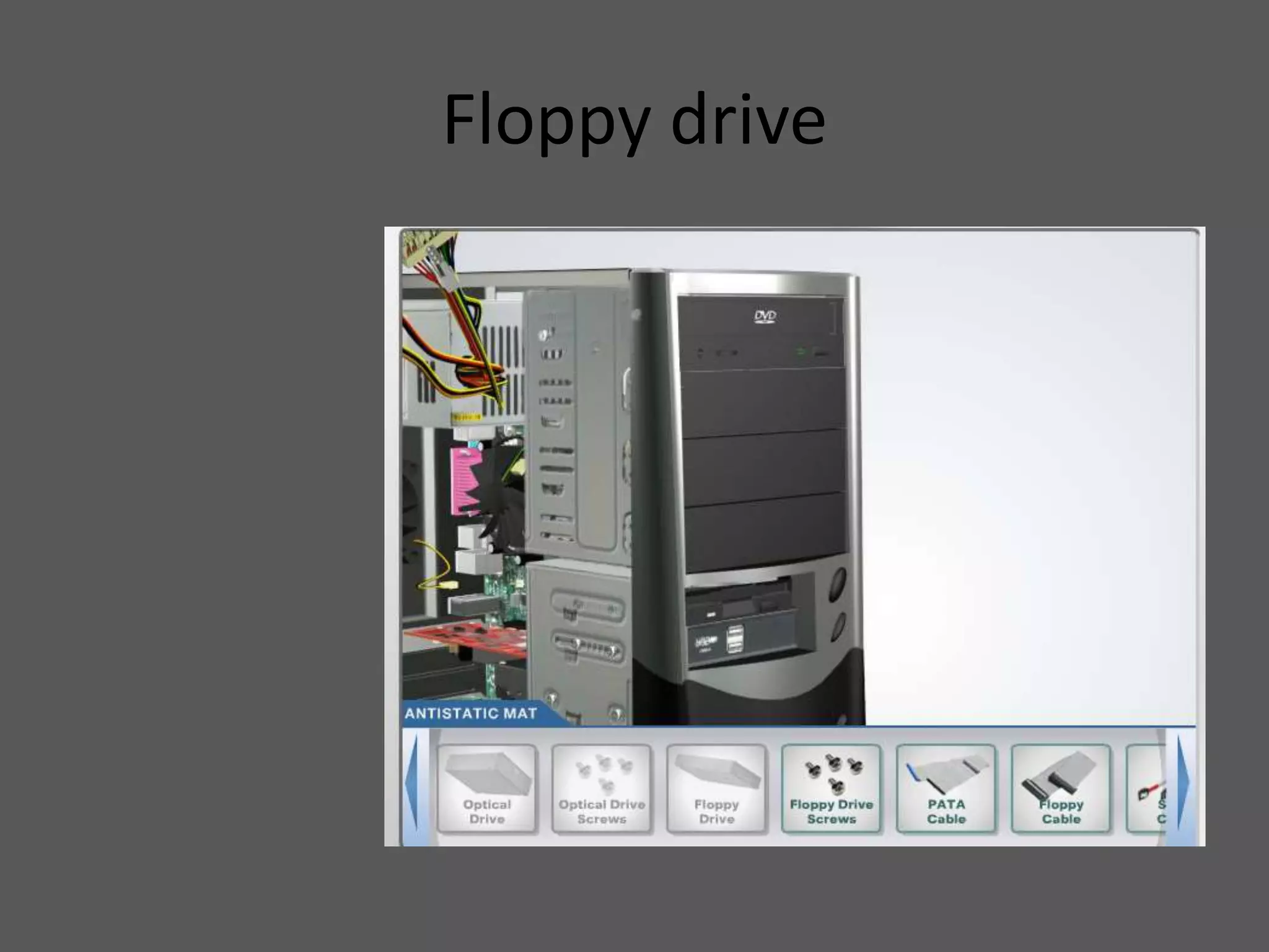 Floppy drive
 