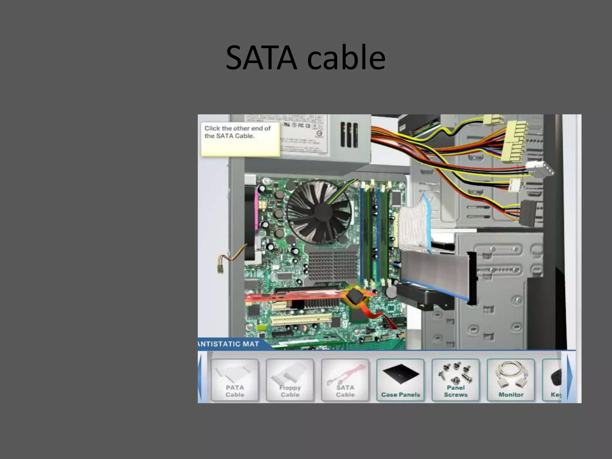 SATA cable
 