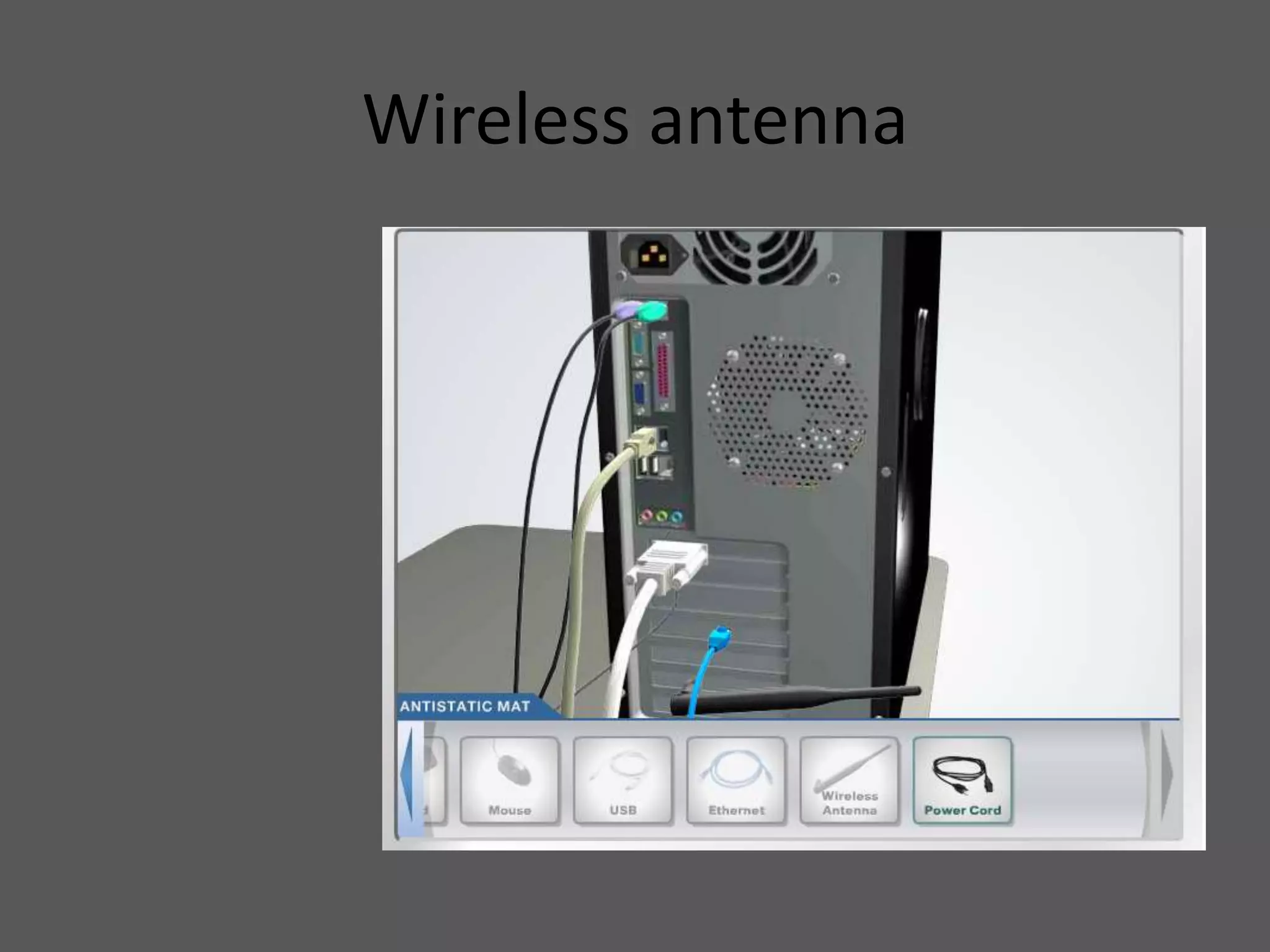 Wireless antenna
 