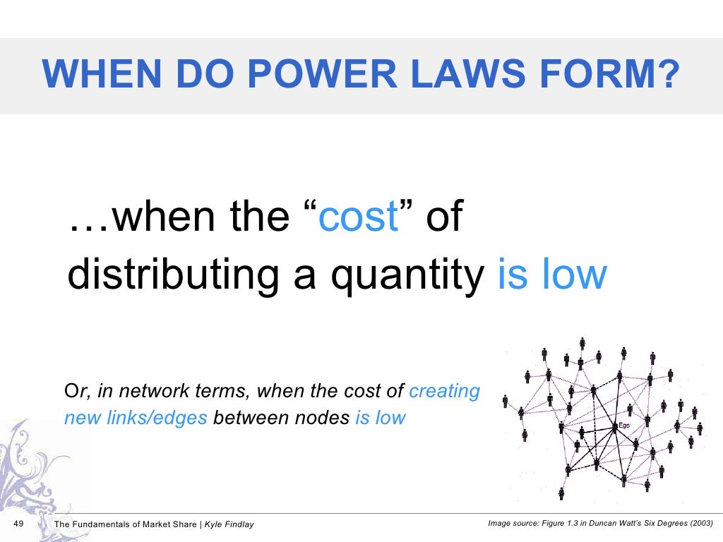 WHEN DO POWER LAWS FORM?