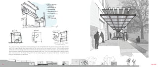 As a group we ?rst analyzed the existing building and site of The Westcott House that had recently been remod-
     eled to its original design after deteriorating for the second half of the twentieth century. This included sketches
     of the site and initial design ideas that would be later developed into an overall site plan to accommodate the ex-
     tensive program that the committee planned to develop over time. One of our early goals was to adopt Wrights
     style of procession to the house through the site by employing layers of walls and barriers to reveal the house
     through compression and retraction.




19                                                                                                                          kyle hoff
 