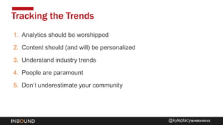 #Inbound15 - Technology Trends Changing Customer Behavior Presentation