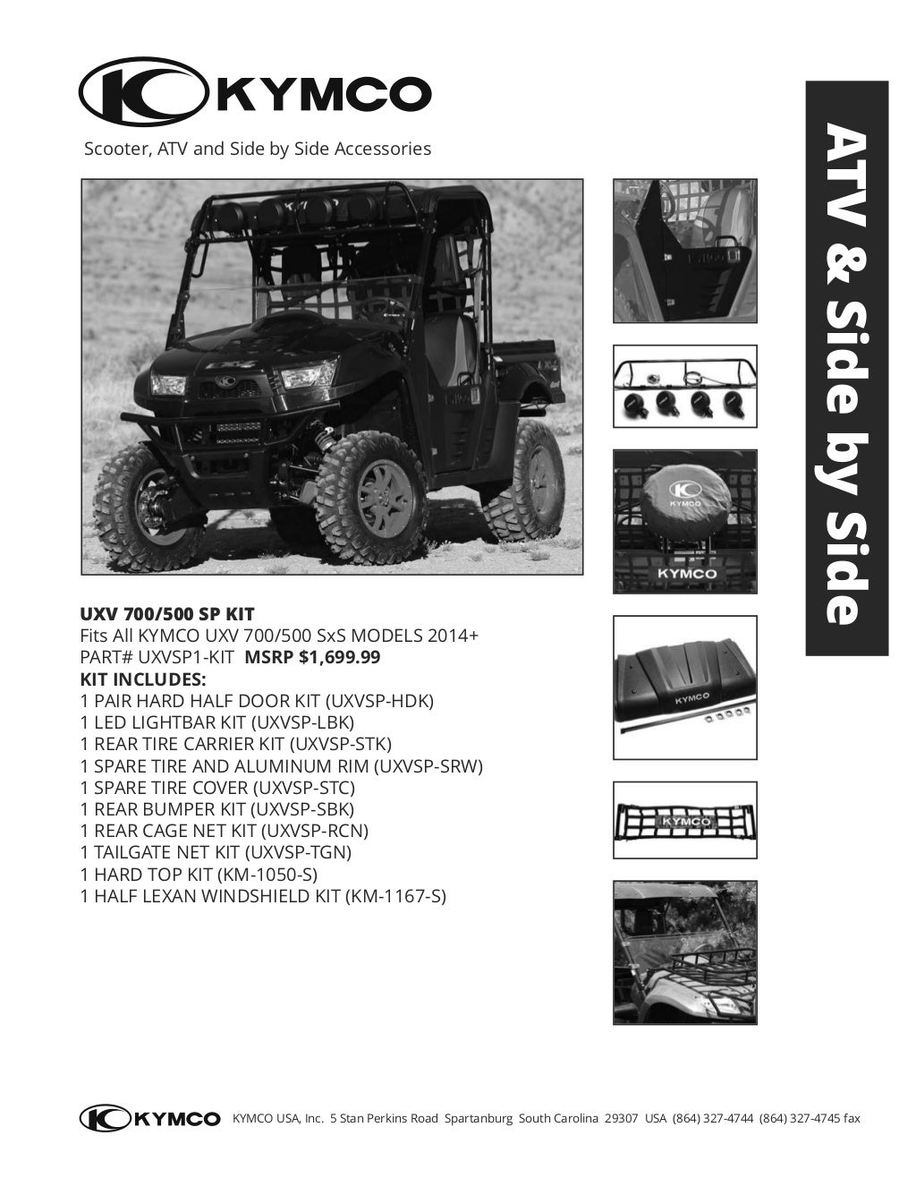 KYMCO Accessories Catalog 4WD 2015