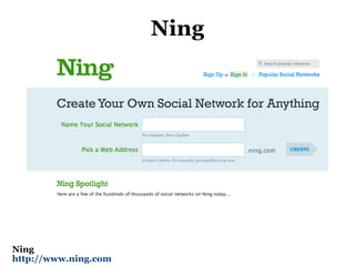 Ning Ning http://www.ning.com 