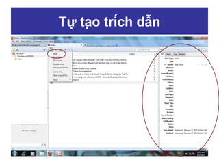 Tự tạo trích dẫn

 