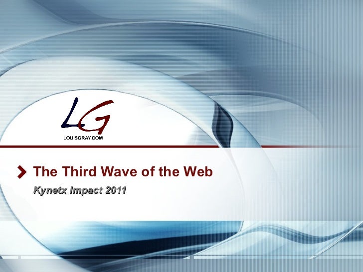 The Third Wave of the Web Kynetx Impact 2011 