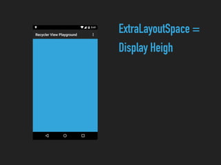 ExtraLayoutSpace of RecyclerView Slide 9